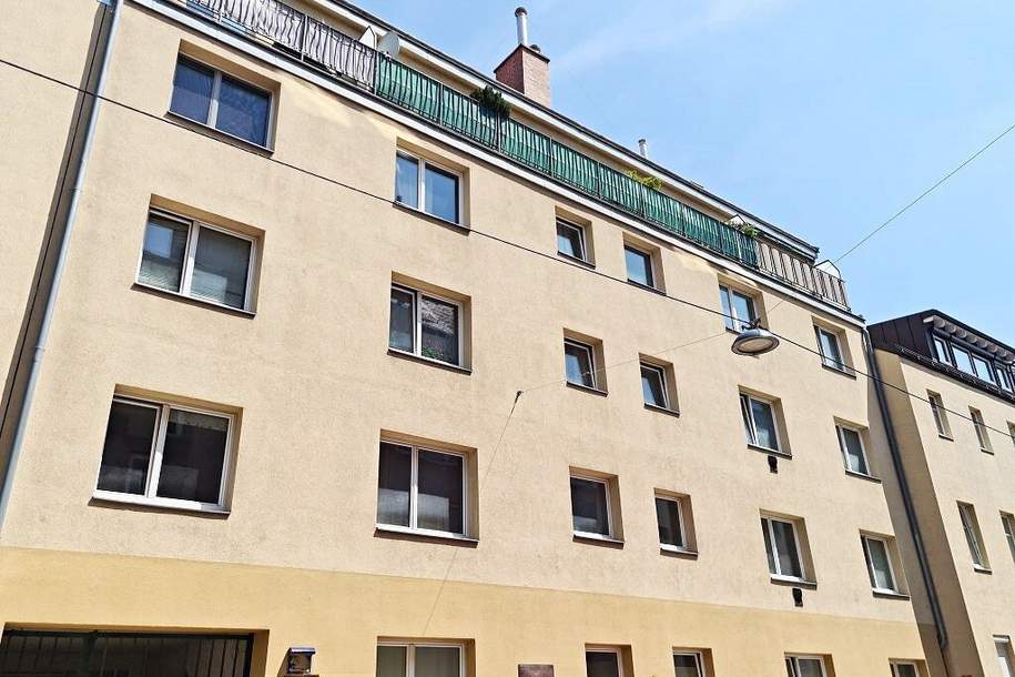 U6-NÄHE, STEINERGASSE, 35 m2 Neubau, Einzelwohnraum, Küche, Wannenbad, 1. Liftstock, Hernalser Hauptstraße, Wohnung-miete, 649,00,€, 1170 Wien 17., Hernals