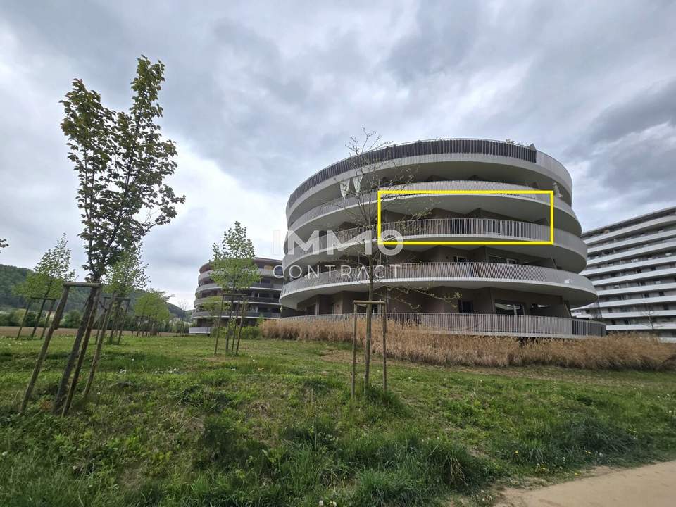 Geförderte 2 Zimmer Wohnung mit großem Balkon - Straßganger Straße 380d - Top 20d