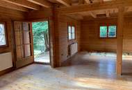 Charmantes Holzblockhaus (Wunsch-Haus) in wunderschöner Natur- und Aussichtslage in Bubing