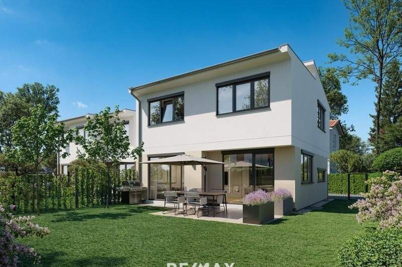 Reihenendhaus auf Eigengrund in Schwarzlackenau - Erstbezug!, Haus-kauf, 892.900,€, 1210 Wien 21., Floridsdorf