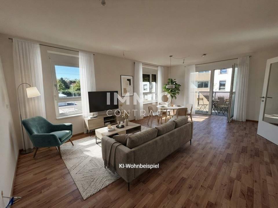  Wohntraum mit Balkon & Loggia – helle 3-Zimmer-Wohnung in Großstelzendorf - Erstbezug