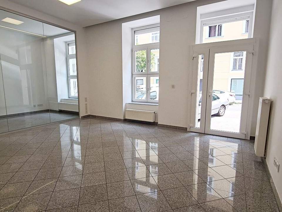 KEILGASSE, straßenseitiges 114 m2 Geschäftslokal - Büro - Praxis, 3 Räume, Teeküche, Sanitäranlagen, Belvedere-Nähe