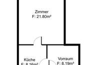 1-Zimmer-Altbau mit Entwicklungspotenzial