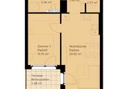 2-Zimmer-Wohnung inkl hochwertiger Markenküche, Außenfläche und Kellerabteil / K2-06