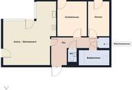 Urban wohnen, im Grünen leben - 3-Zimmer-Wohnung mit großzügigem Garten