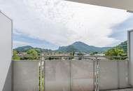 Garçonnière mit Balkon und Gaisberg-/Heubergblick