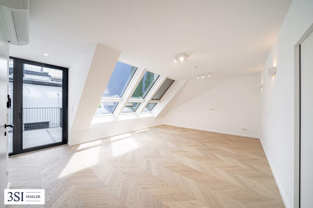PRUNKSTÜCK: Exklusiver Dachtraum im sanierten Altbau – Großzügige Freifläche und nachhaltige Bauweise