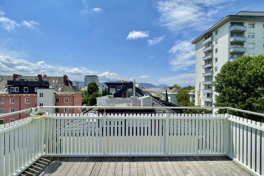 Exklusives Wohnen über den Dächern Klagenfurts – Charmante Maisonette mit Stadtblick, Wohnung-kauf, 326.000,€, 9020 Klagenfurt(Stadt)