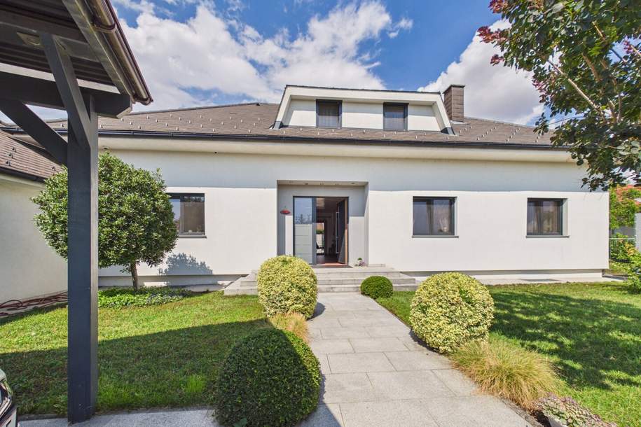 Preisänderung! Ihr persönlicher Rückzugsort – Stilvolles Einfamilienhaus mit Pool in Parndorf, Haus-kauf, 865.000,€, 7111 Neusiedl am See