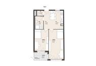 2-Zimmer Wohnung mit großer Küche und Süd-Loggia
