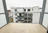 HUMBOLDTGASSE, U1-NÄHE, gepflegte 68 m2 Neubau inkl. 4 m2 Loggia, Wohnküche, 1 Zimmer, 3. Liftstock