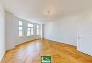 Exklusive Wohnfläche in zentraler Lage: 126.5m², Altbau mit Loggia &amp; Fußbodenheizung - Jetzt für 849.000,00 € in Wien!