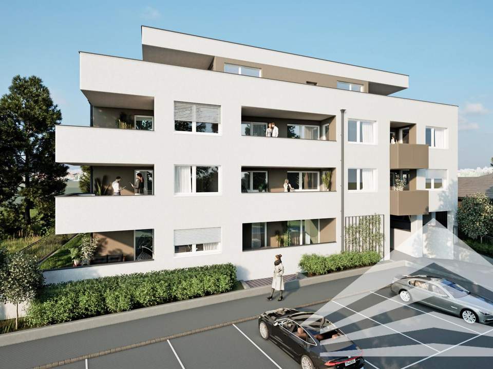 **Verkaufsstart Gartenstraße** 2-Zimmer Neubauwohnung mit Loggia in Bestlage - TOP 1