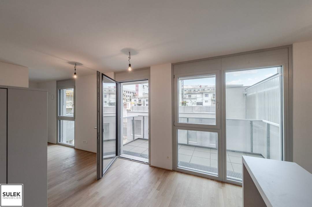 ab 1.12.2026: hofseitig gelegene 2-Zimmer-Wohnung mit Freifläche