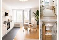 Erstbezug - Innenhof-Grünruhelage nur 350m zur U3: moderne 3-Zimmer, XXL-Regendusche, Loggia