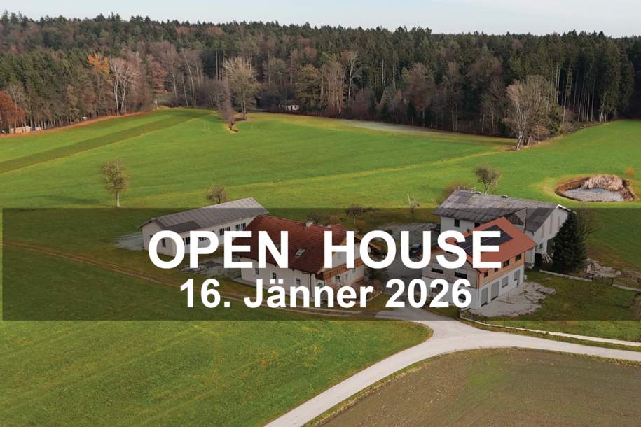 Vielseitige Liegenschaft mit zwei Wohnhäusern, Wirtschaftsgebäuden, Nutzflächen und Wald, Gewerbeobjekt-kauf, 1.700.000,€, 5121 Braunau am Inn