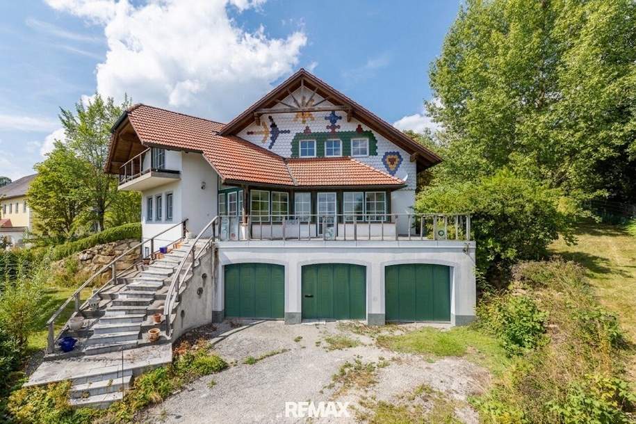 Panoramalage über den Dächern von Oberafiesl – Großzügiges Zweifamilienhaus mit viel Ausbaupotenzial, Haus-kauf, 435.000,€, 4170 Rohrbach