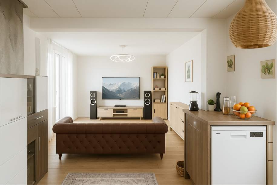 Sonnige 3-Zimmer Eigentumswohnung mit Loggia, Wohnung-kauf, 169.900,€, 2763 Wiener Neustadt(Land)