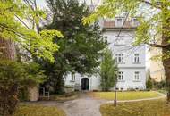 Gartentrakt in Grinzing: Penthouse auf Jahrhundertwendehaus mit großen Terrassen und Grünblick