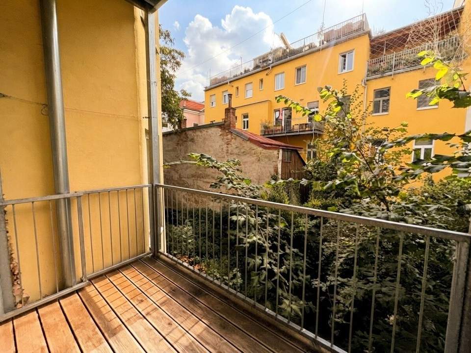 Geibelgasse - 2 Zimmer mit hofseitigem Balkon zu vermieten