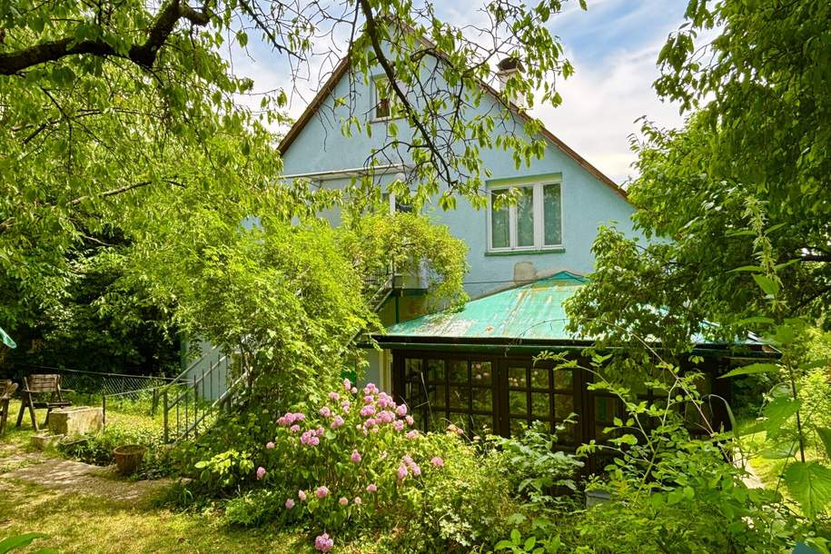 Rarität am Heuberg: Idyllisches Haus mit zwei Wohneinheiten in exklusiver Grünlage, Haus-kauf, 895.000,€, 1170 Wien 17., Hernals