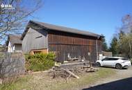 Großes Wohnhaus, großer Garten, große Maschinenhalle