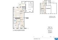 Für Investoren: Vermietete 3 Zimmerwohnung in Dachgeschoßausbau Nähe U4