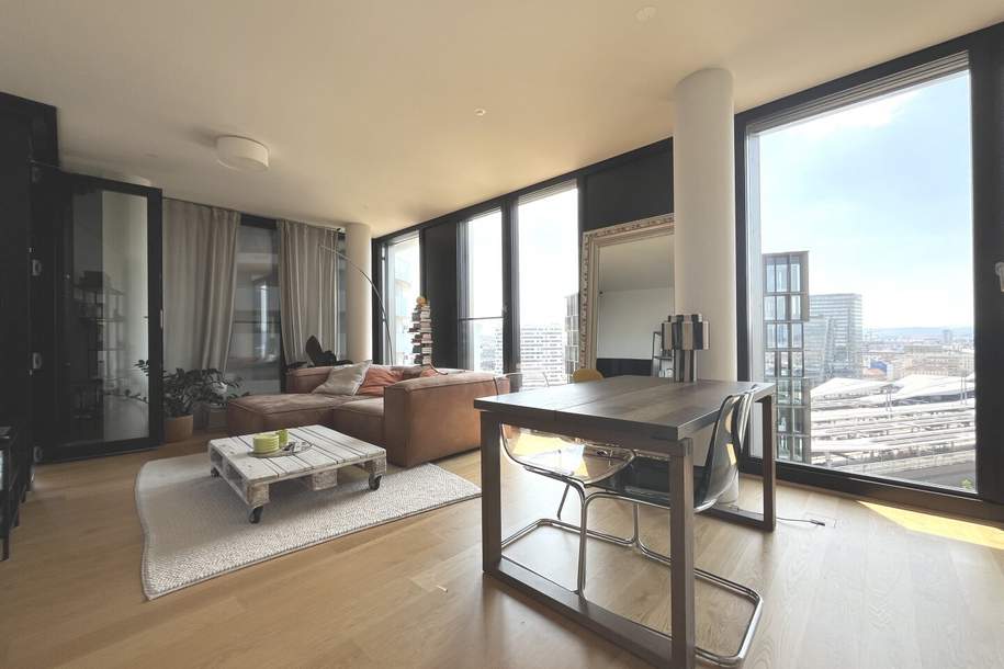 UNBEFRISTET! Moderne 2-Zimmer Wohnung mit Loggia und tollem Blick! BEL&amp;MAIN RESIDENCES!, Wohnung-miete, 1.599,71,€, 1100 Wien 10., Favoriten