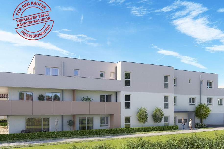 Provisionsfrei: 2-Zimmerwohnung mit Loggia und Garten | TOP 6, Wohnung-kauf, 382.569,€, 4284 Freistadt