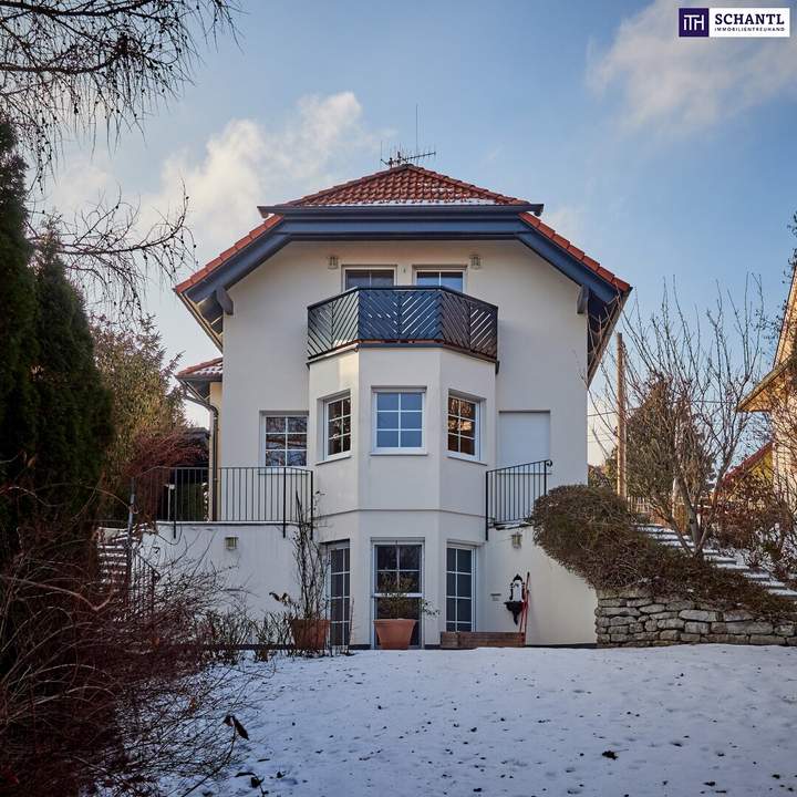 Frisch renoviert! Make your dreams come true! Traumlage + Traumhaus + Indoor Pool + Sauna + Toller Wienblick + Grün wohin das Auge reicht! Enjoy life!