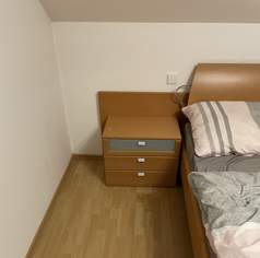 Bett und Nachtkästchen , 200 €, Haus, Bau, Garten-Möbel & Sanitär in 7034 Zillingtal