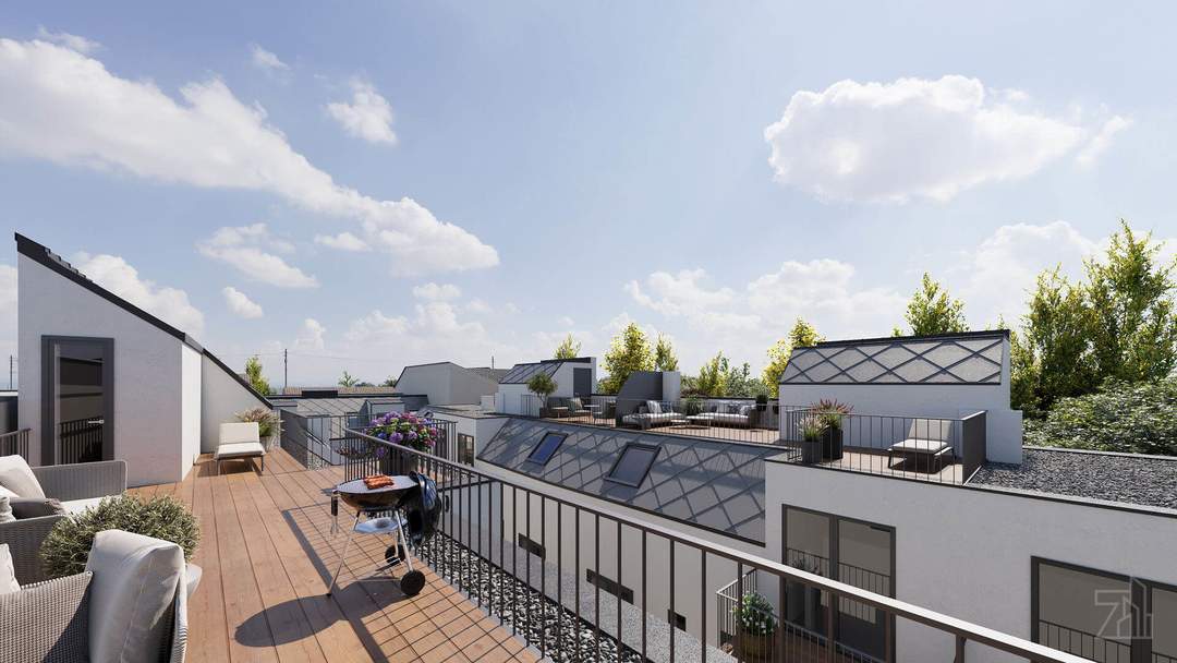 Modernes Townhouse mit 46m² Sonnen-Dachterrasse | Perfekt für Familien | 4 Zimmer