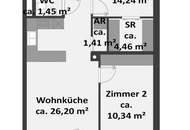 Attraktive, neuwertige 3-Zimmer-Wohnung mit Balkon im Ortszentrum
