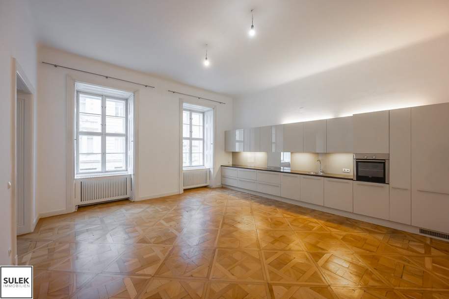 **VIDEOBESICHTIGUNG** Wohnen in der Innenstadt: 5-Zimmer Wohnung in Top Lage - zwischen Schwedenplatz und Stephansplatz; ab sofort!, Wohnung-miete, 2.920,18,€, 1010 Wien 1., Innere Stadt