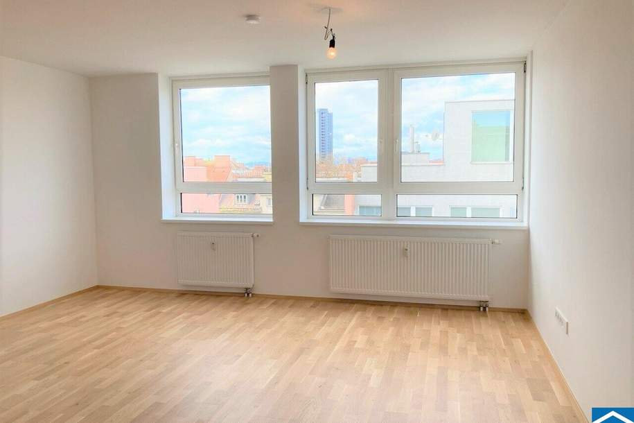 Blick auf die Donau - traumhafte 2-Zimmer-Wohnung!, Wohnung-miete, 848,74,€, 1200 Wien 20., Brigittenau