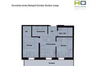 Vollmöblierte Apartments mit All-In Miete - Double Studio L