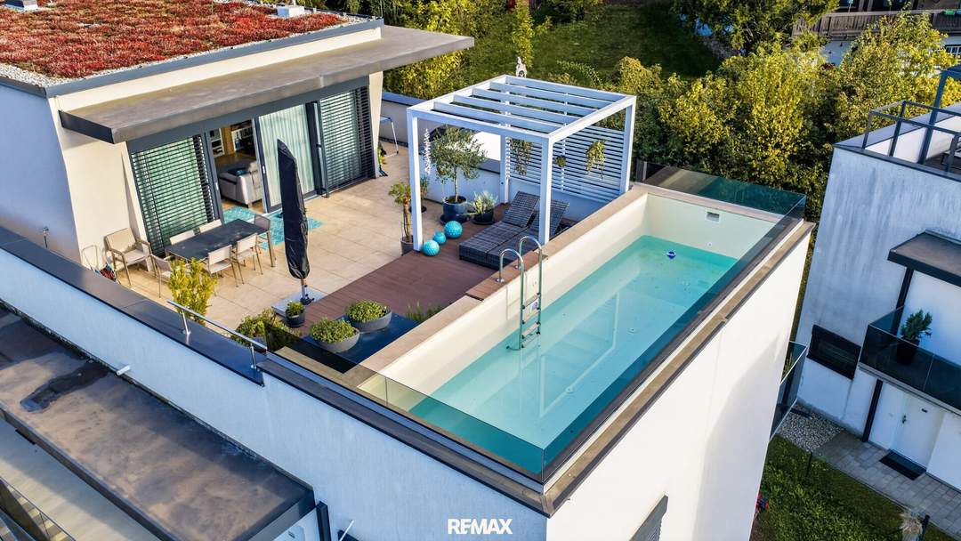 Exklusives Penthouse mit privatem Pool in Raaba-Grambach – Wohnen auf höchstem Niveau