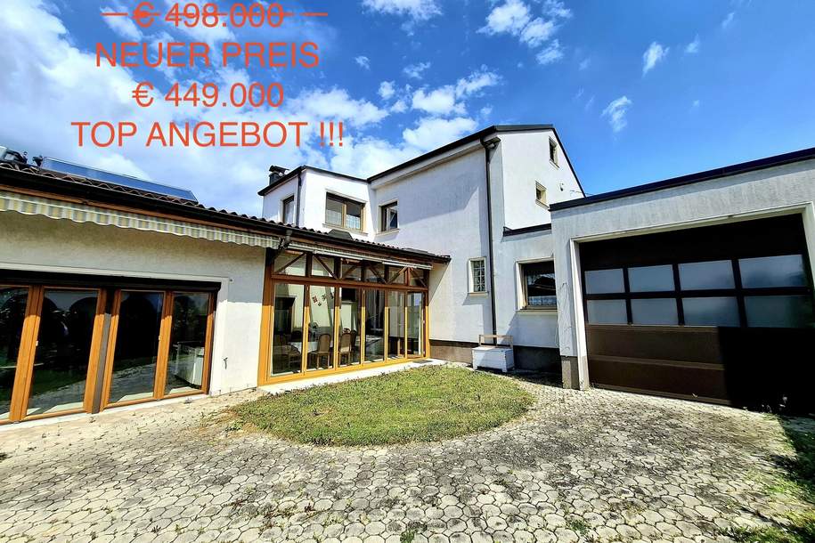 Super Liegenschaft: 6 Zimmer, Pool, Wintergarten und Garage – Ihr neues Zuhause!, Haus-kauf, 449.000,€, 7053 Eisenstadt-Umgebung