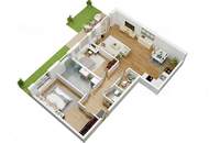 NEUBAU / NÄHE BAHNHOF FLORIDSDORF, U6 - Neue 74 m² EG-Wohnung mit ca. 15 m² Terrasse (Top 01)