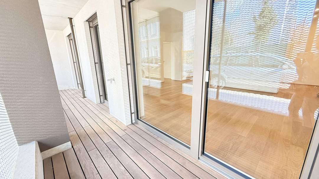 AKH-Nähe: Top-moderne, großzügig geschnittene 2-Zimmer-Neubau-Wohnung mit Loggia