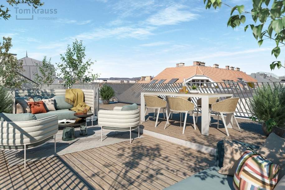 LUXUS PUR - PENTHOUSE IM BEGEHRTEN KARMELITERVIERTEL, Wohnung-kauf, 2.667.000,€, 1020 Wien 2., Leopoldstadt