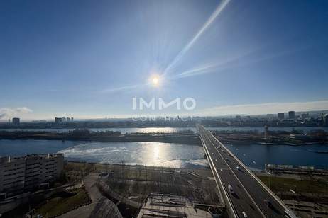 Ganz viel Balkon &amp; ganz Wien im Blick (Gym, Pool, Sauna, Doorman uvm): Neubau-Erstbezug DANUBEFLATS, Wohnung-kauf, 424.710,€, 1220 Wien 22., Donaustadt