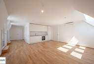 Klimatisierte Dachgeschosswohnung mit Büroraum & 16 m² Balkon | VILLMA – Top 6