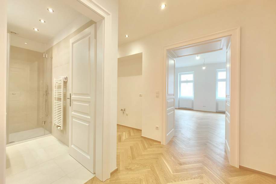 ++ MEIN GARTEN IST DER AUGARTEN ++ HELLE ALTBAUWOHNUNG + INNENHOFLAGE + Komplett saniert + befristet vermietet, Wohnung-kauf, 450.000,€, 1020 Wien 2., Leopoldstadt
