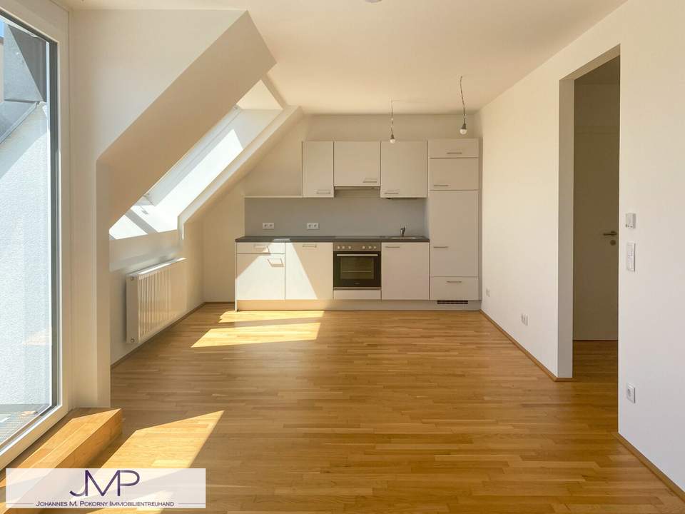 Wunderschöne 2-Zimmer Dachgeschosswohnung, Nibelungenviertel, Nähe Lugner City und Bundesportzentrum Schmelz