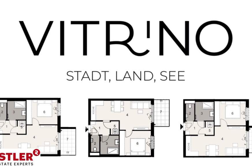 Wohnungspaket mit drei Kleinwohnungen - Neubau, Wohnung-kauf, 672.000,€, 9020 Klagenfurt(Stadt)