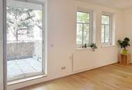 Terrasse zum begrünten Innenhof + perfekte Anbindung!