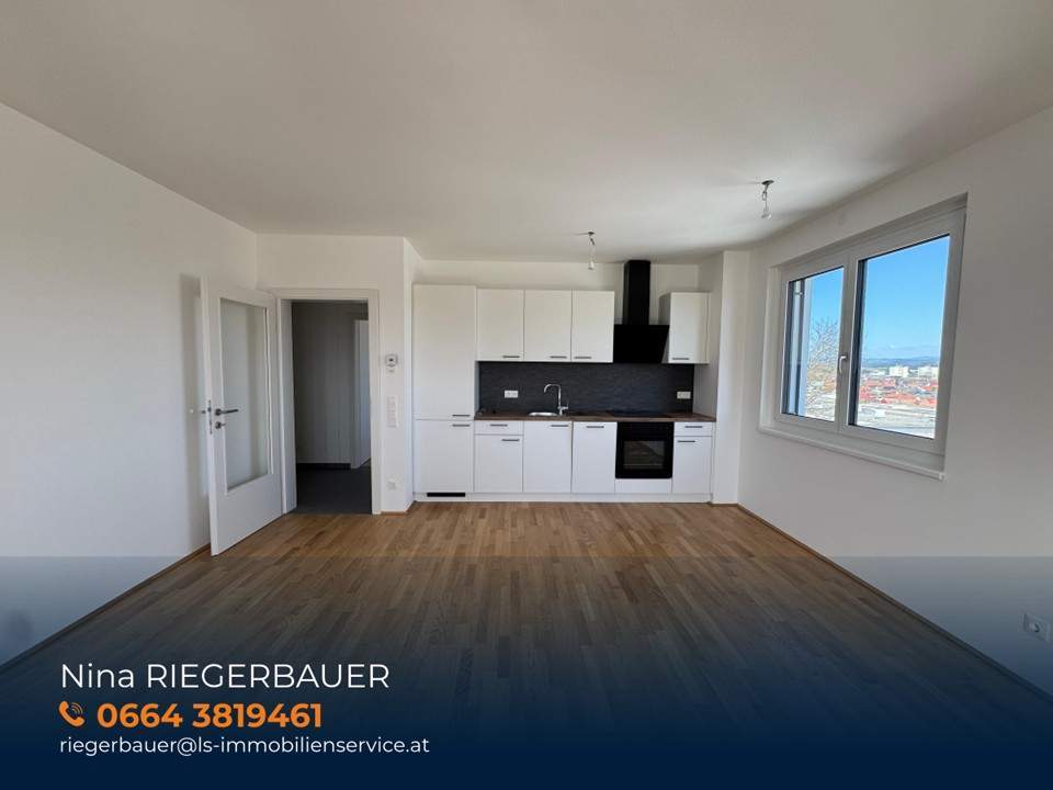 4-Zimmer Wohnung mit hochwertiger Ausstattung und großzügiger Loggia mit Blick über Oberwart!