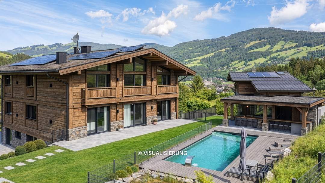 Luxusvilla mit Freizeitwohnsitz in unverbaubarer Toplage
