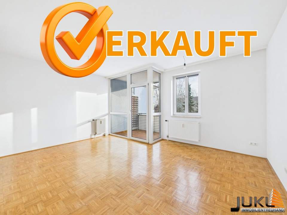 LINZ/URFAHR (HARBACH): Perfekt situierte Eigentumswohnung ca. 50 m² + Loggia/Balkon mit Pöstlingbergblick+ TG-Stellplatz